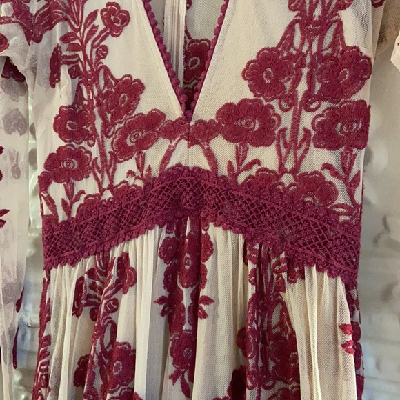 For Love and Lemons Red Temecula Maxi Dress - Picture 10 of 14